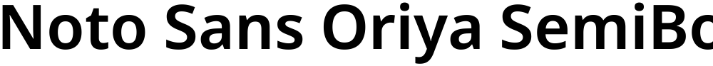 Noto Sans Oriya SemiBold