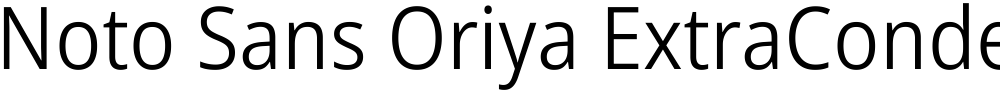 Noto Sans Oriya ExtraCondensed Light