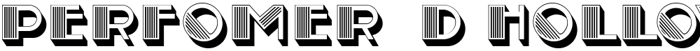 Perfomer 3D Hollow