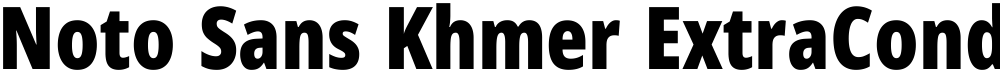 Noto Sans Khmer ExtraCondensed Black