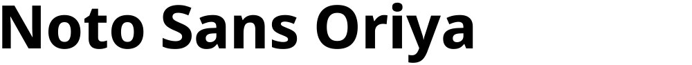 Noto Sans Oriya