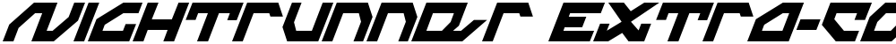 Nightrunner Extra-Condensed Italic