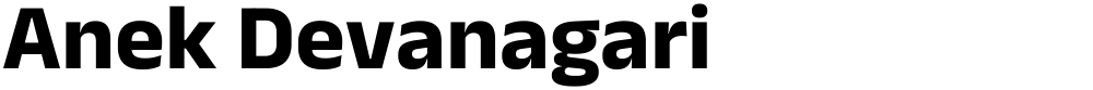Anek Devanagari
