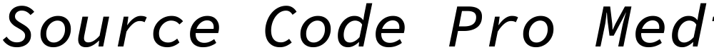 Source Code Pro Medium
