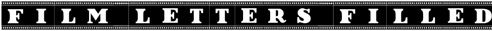 Film Letters Filled