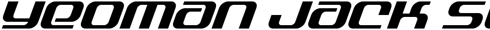 Yeoman Jack Super-Italic