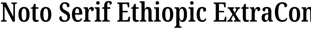 Noto Serif Ethiopic ExtraCondensed SemiBold