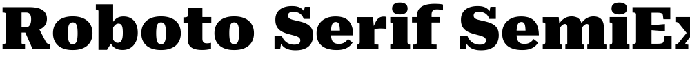 Roboto Serif SemiExpanded Black