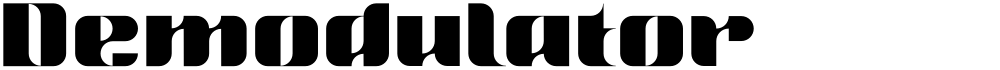 Demodulator