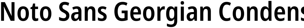 Noto Sans Georgian Condensed SemiBold