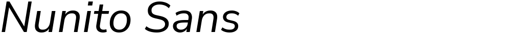 Nunito Sans