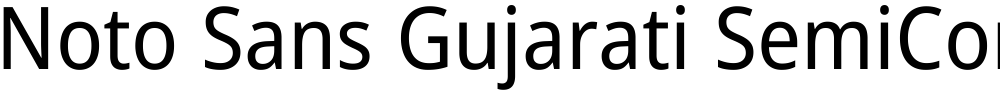 Noto Sans Gujarati SemiCondensed