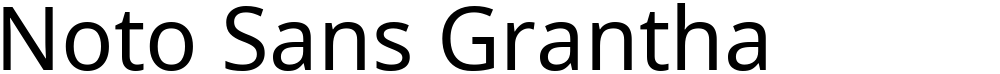 Noto Sans Grantha