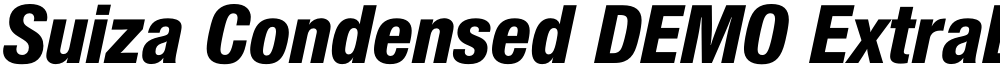 Suiza Condensed DEMO ExtraBold