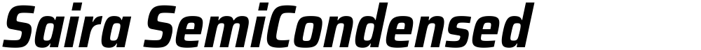 Saira SemiCondensed