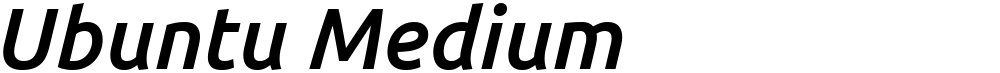 Ubuntu Medium
