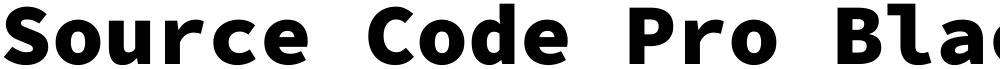 Source Code Pro Black