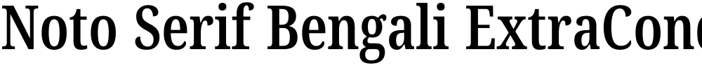 Noto Serif Bengali ExtraCondensed SemiBold