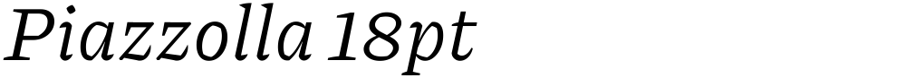 Piazzolla 18pt