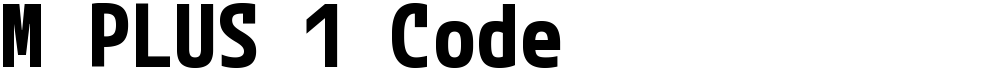 M PLUS 1 Code