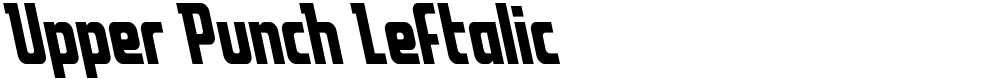 Upper Punch Leftalic