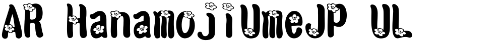 AR HanamojiUmeJP UL
