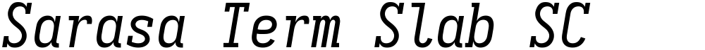 Sarasa Term Slab SC