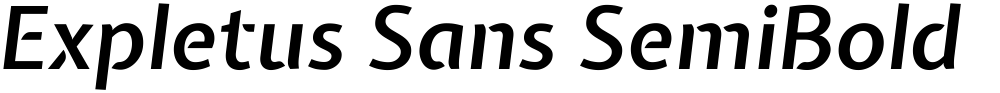Expletus Sans SemiBold