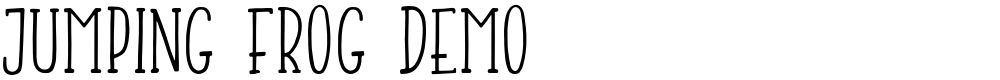 Jumping Frog Demo