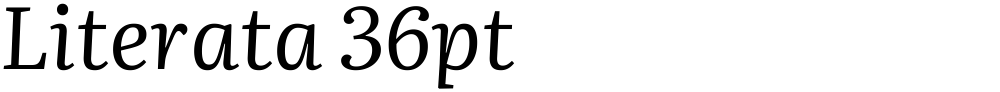 Literata 36pt