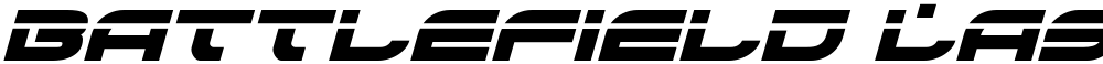 Battlefield Laser Italic