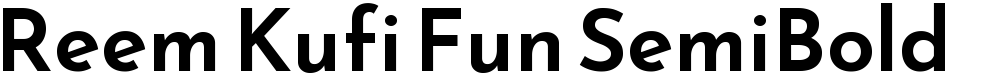 Reem Kufi Fun SemiBold
