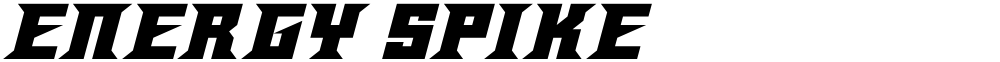 Energy Spike