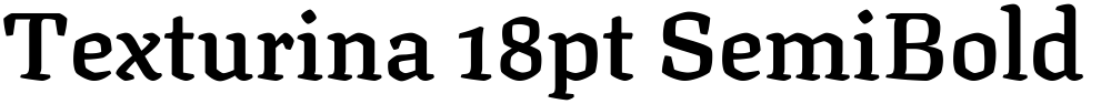 Texturina 18pt SemiBold