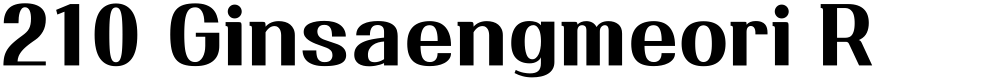 210 Ginsaengmeori R