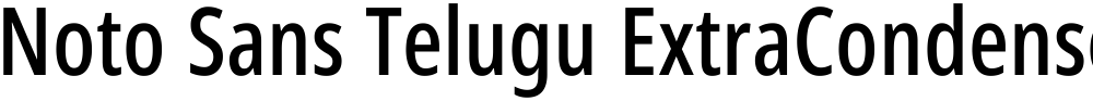 Noto Sans Telugu ExtraCondensed Medium