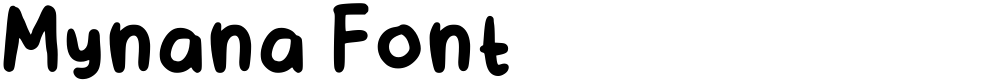 Mynana Font