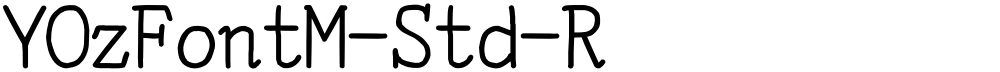 YOzFontM-Std-R