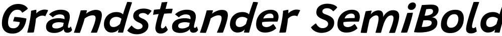 Grandstander SemiBold