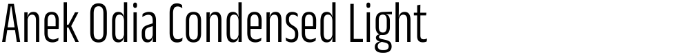 Anek Odia Condensed Light