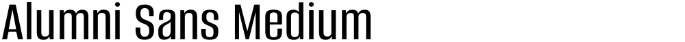 Alumni Sans Medium