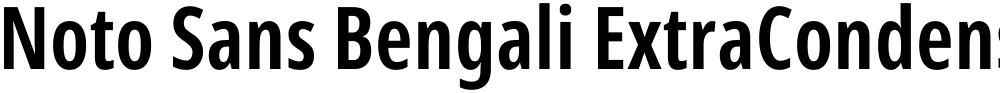 Noto Sans Bengali ExtraCondensed SemiBold
