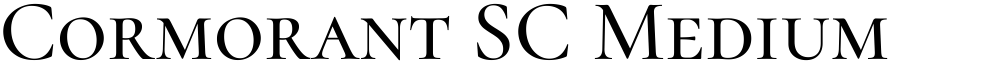 Cormorant SC Medium