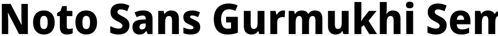 Noto Sans Gurmukhi SemiCondensed ExtraBold