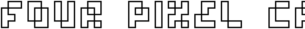four pixel caps