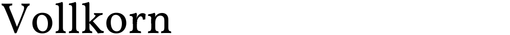 Vollkorn