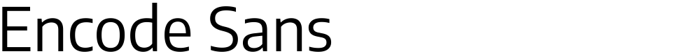 Encode Sans