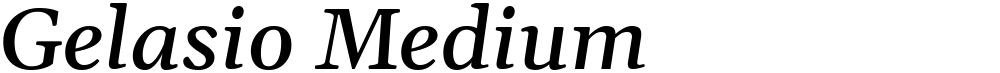 Gelasio Medium
