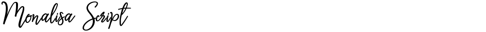 Monalisa Script