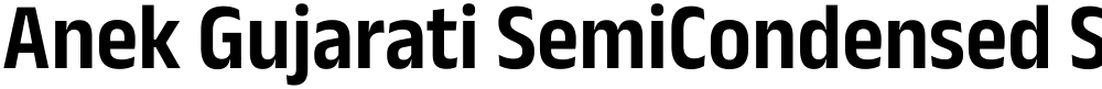 Anek Gujarati SemiCondensed SemiBold